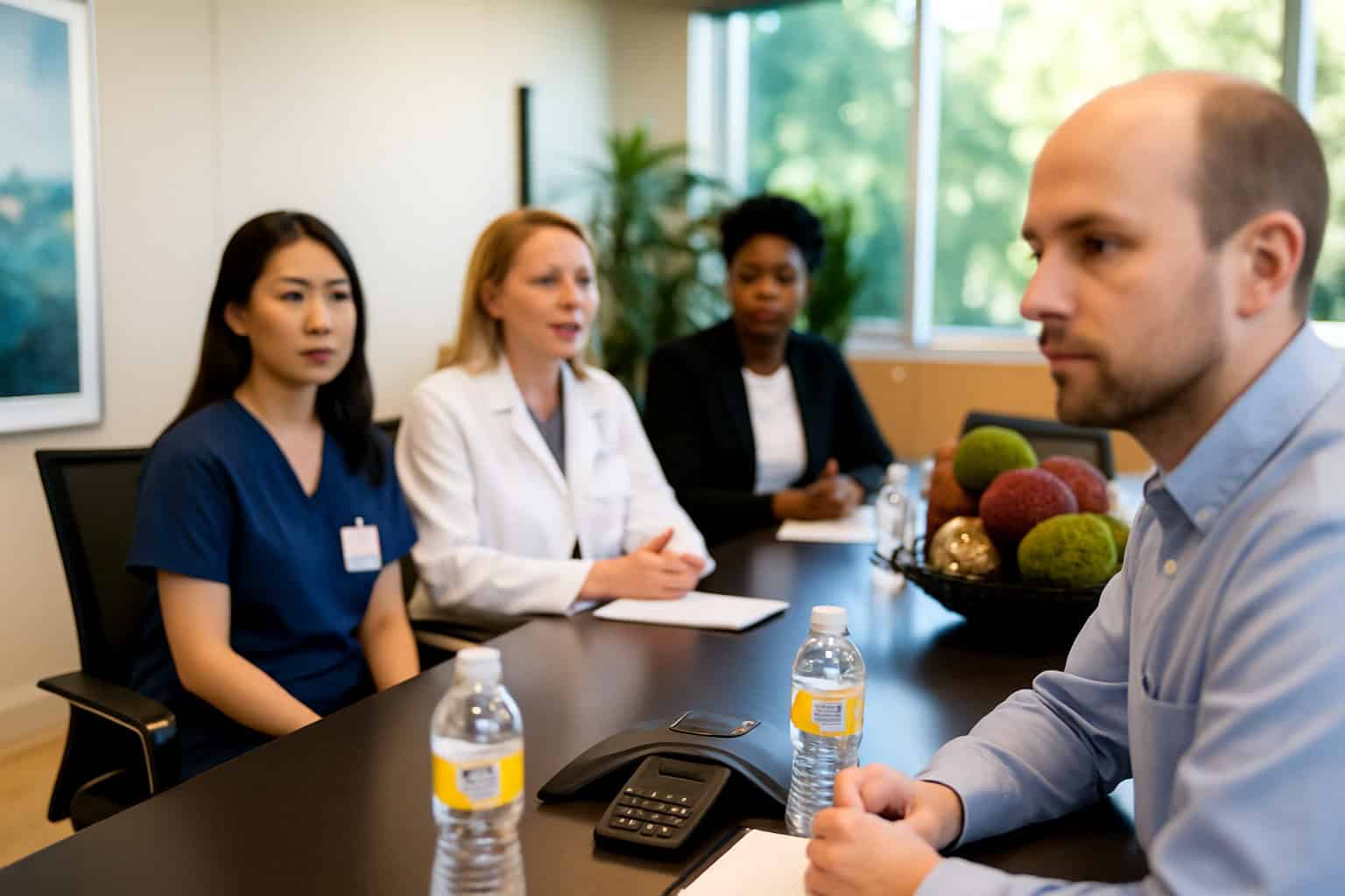 Group of Subject Matter Experts collaborating in a meeting